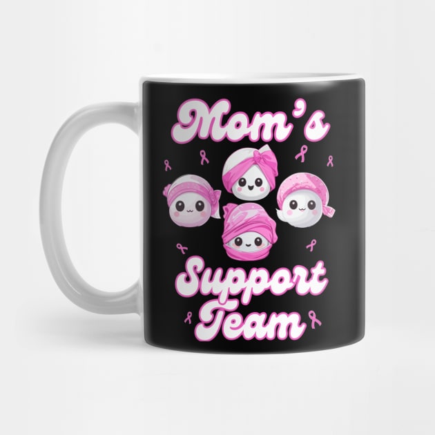 Mom’s Support Team Breast Cancer Awareness Women Survivors by AimArtStudio